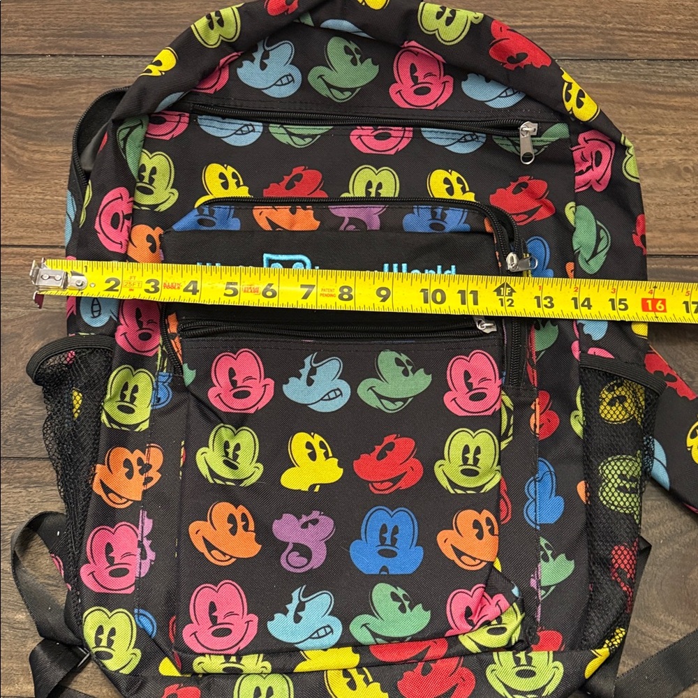 Disney Parks Colorful Mickey Mouse Backpack - Picture 4 of 5